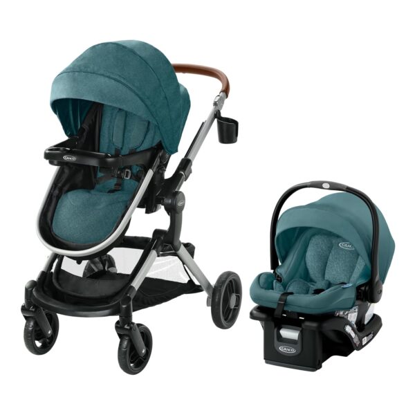 Sistema de Viaje Graco Modes Nest 3 en 1 Cochecito Modular Bayfield Marco Azul de Aluminio