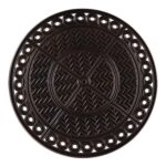 Mesa de Fogata Oakland Living AZROMERO-FPT-AC Redonda de Aluminio 34 x 34 Pulgadas 37000 BTU Acabado Cobre Antiguo