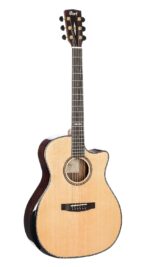 Cort Grand Regal Series Guitarra Acústica-Eléctrica, Brillante Natural (GAPFBEVELNAT)