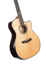 Cort Grand Regal Series Guitarra Acústica-Eléctrica, Brillante Natural (GAPFBEVELNAT)