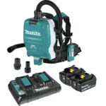 Extractor de Polvo Mochila Makita XCV10PTX 18V X2 LXT 36V Sin Escobillas 1/2 Galón Filtro HEPA AWS 5.0Ah