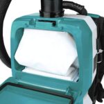 Extractor de Polvo Mochila Makita XCV10PTX 18V X2 LXT 36V Sin Escobillas 1/2 Galón Filtro HEPA AWS 5.0Ah