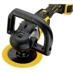 DEWALT 20V MAX* XR Kit de pulidora inalámbrica, rotativa, velocidad variable, 7 pulgadas, 180 mm (DCM849P2)