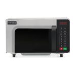 Amana RMS10TSA Horno microondas comercial de encimera de alta resistencia de 1000 vatios con controles de botón para res