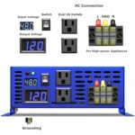 XYZ INVT Inversor de onda sinusoidal pura de 3500 vatios 48 V a 110 V 120 V CA convertidor de potencia inversa de sobret