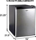 Koolatron - Refrigerador 12V / 110V - Mininevera para camiones, almacenamiento fresco para cocina, dormitorio, oficina,