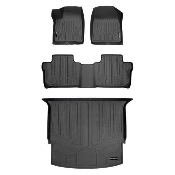 Alfombrillas SMARTLINER SA0230-P B0248-P D0416 2 Filas y Forro de Carga Negro para Chevrolet Blazer 2019-2025
