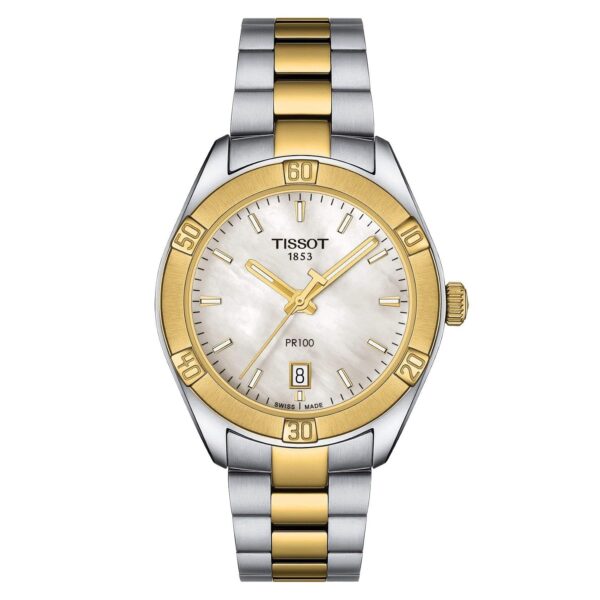 Reloj Tissot PR 100 Sport Chic T1019102211100 Acero Inoxidable 36mm Resistente al Agua 10 Bares