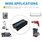 Inversor de Corriente WZRELB RBP400048 Onda Sinusoidal Pura 4000W 48V a 120V Negro