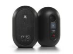 Monitores de referencia de escritorio compactos JBL Professional 1 Series 104-BT con Bluetooth, negro, vendidos en par,