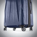 Set de Maletas Samsonite Centric 2 3 Piezas 20 24 28 Pulgadas Rígidas Expandibles con Ruedas Giratorias Azul Marino Verd