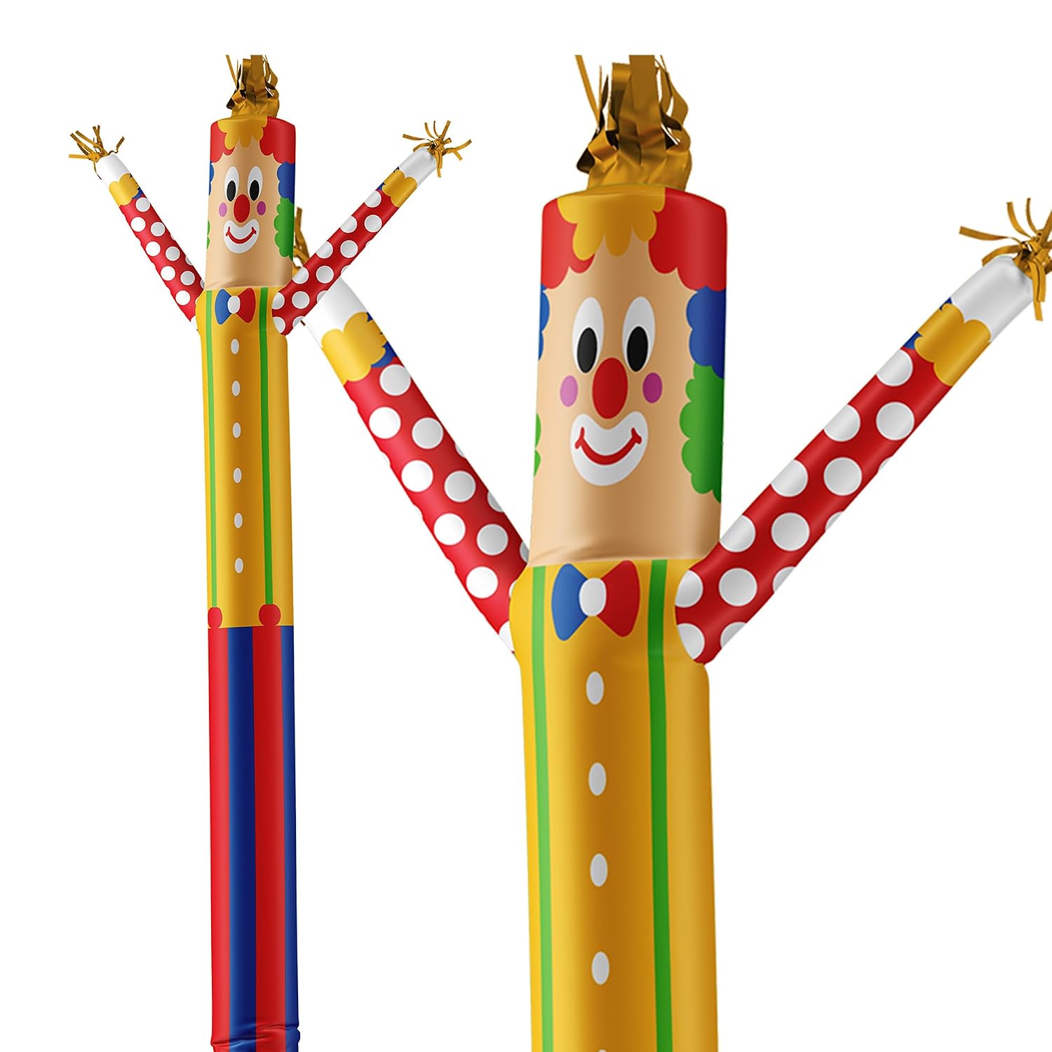 Tubo inflable publicitario LookOurWay 10M0180056 bailarin de aire diseño circo 20 pies para negocio sin soplador