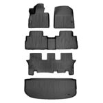 Alfombrillas de Piso SMARTLINER SA0472 B0472 C0417 E0472 3 Filas con Forro de Carga para Hyundai Palisade 2020-2025