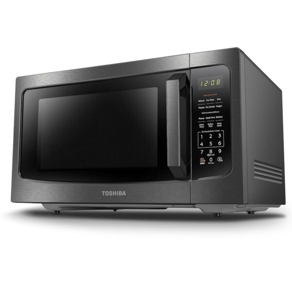 TOSHIBA ML-EM45P(BS) Horno microondas de encimera con sensor inteligente y tocadiscos de memoria de posición extraíble d