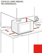 TOSHIBA ML-EM45P(BS) Horno microondas de encimera con sensor inteligente y tocadiscos de memoria de posición extraíble d