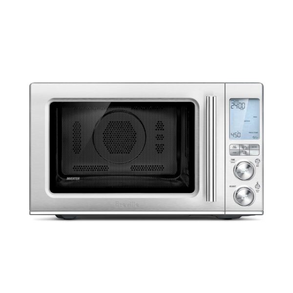 Breville BMO870BSS Combi Wave 3 en 1: microondas, freidora de aire y horno de convección, de acero inoxidable cepillado