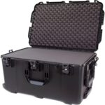 Nanuk 965-1001 965 - Carcasa rígida impermeable con ruedas e inserto de espuma, color negro