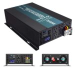 Inversor de Corriente WZRELB RBP-250048 2500W 48V a 120V Onda Sinusoidal Pura 2 Salidas de CA