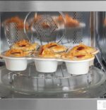 Café CEB515P3NDS - Horno microondas de convección de encimera, con función de asado, cocción automática, descongelación,