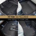 Tapete para Piso 3D MAXpider Kagu L1KA05201509 para Kia Telluride 2020-2025 Posición Parte Trasera