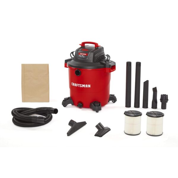 Aspiradora Húmeda y Seca Craftsman CMXEVBE17596 20 Galones 6.5 HP Color Rojo