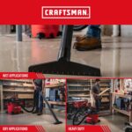 Aspiradora Húmeda y Seca Craftsman CMXEVBE17595 16 Galones 6.5 HP Rojo