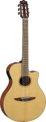 Yamaha NTX1 NT Cutaway Guitarra Clásica Acústica Eléctrica de Cuerda de Nailon, Natural