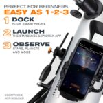 Celestron StarSense Explorer LT 114AZ Telescopio Habilitado para Aplicación – Reflejo Newtoniano de 114mm con Base para