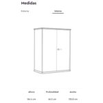 Caseta de Almacenaje Keter Premier 246295 Resina 62.05 Pies Cúbicos Gris y Negro