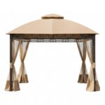 Toldo y Red de Repuesto Garden Winds LCM1515BCN-RS RipLock 350 para Kiosco Westbrook Beige 152x128 pulgadas