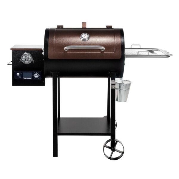 Parrilla de Pellets de Madera Pit Boss Serie 440 Modelo 72455 Negra y Caoba 518 Pulgadas Cuadradas