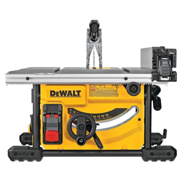 DEWALT Sierra de mesa portátil compacta de 15 amperios, 8-1/4 pulgadas para lugar de trabajo (DWE7485)