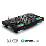 Controlador DJ Hercules DJControl Inpulse 500 USB 2 Canales Negro con Interfaz de Audio Incorporada