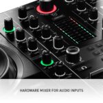 Controlador DJ Hercules DJControl Inpulse 500 USB 2 Canales Negro con Interfaz de Audio Incorporada