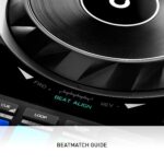 Controlador DJ Hercules DJControl Inpulse 500 USB 2 Canales Negro con Interfaz de Audio Incorporada