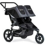 Cochecito para correr BOB Gear Revolution Flex 3.0 Duallie U231947 doble color negro grafito armazón de aluminio arnés d