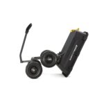 Gorilla Carts 7GCG-NF carretilla de jardín de polietileno para trabajo pesado con neumáticos sin riesgo de pinchazos, 7