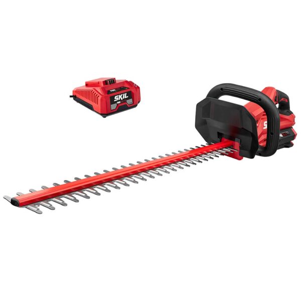 Cortasetos Inalámbrico SKIL PWR CORE 40 HT4221-10 40V 24 Pulgadas Doble Acción Capacidad de Corte 3/4 Pulgadas Batería 2