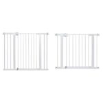 Puerta de Seguridad para Bebé Safety 1st Extra Alta y Ancha Montaje a Presión Metal Blanco