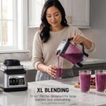 Ninja BN801 Sistema de Cocina Profesional Plus, 1400 WP, 5 Funciones para Batidos, Picado, Masa y Más con Auto IQ, Jarra