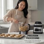 Ninja BN801 Sistema de Cocina Profesional Plus, 1400 WP, 5 Funciones para Batidos, Picado, Masa y Más con Auto IQ, Jarra
