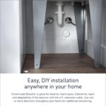 Moen White Flo Detector de fugas de agua inteligente, alarma con sensor de agua para el hogar, paquete de 3, 920-005