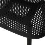 Silla de Comedor para Exteriores Christopher Knight Home Davina 312469 Negro Polipropileno Juego de 4