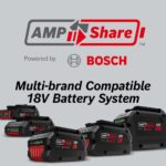 Reflector LED Bosch GLI18V-4000CN Bluetooth 18V 4000 Lúmenes Control Remoto Cuerpo de Metal Herramienta Desnuda