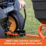 Esparcidor de Remolque Agri-Fab 45-0547 185 lb Naranja
