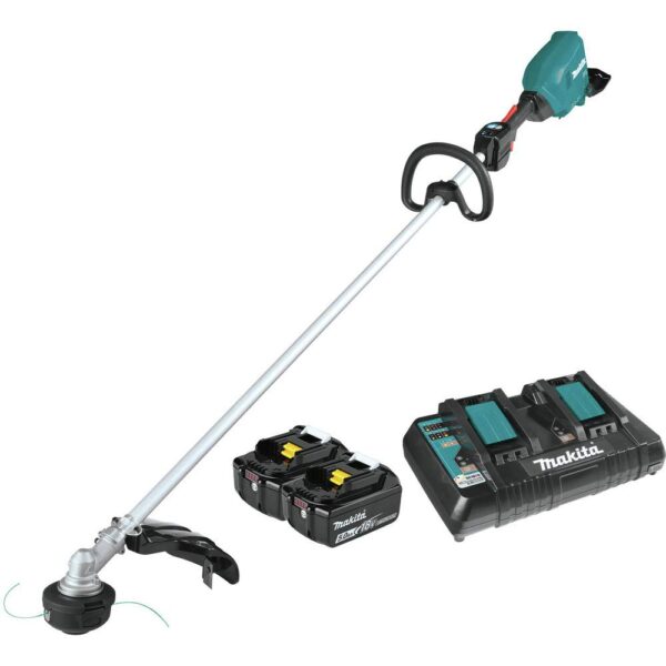 Recortadora de Cuerdas Inalámbrica Makita XRU18PT 36V 18V X2 LXT Sin Escobillas Kit con 2 Baterías 5.0Ah