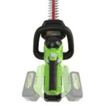 Cortasetos Inalámbrico Greenworks HTG302 24V 22 pulgadas Cuchillas Cortadas con Láser Batería 4.0 Ah y Cargador Incluido
