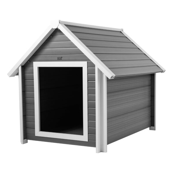 Casa para Perros New Age Pet ECOFLEX ECOH105XL Estilo Litera XL Gris