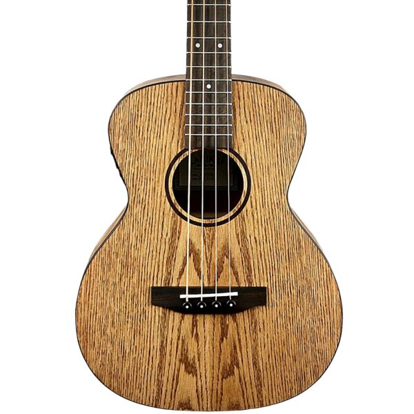 Lanikai OA-EBU Ukelele de 4 cuerdas, cuerpo de roble bajo, con Fishman Clasica Electronics
