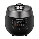 CUCKOO Olla Arrocera de Doble Presión de 6 Tazas Sin Cocer / 12 Tazas Cocidas con Olla Interior Antiadherente, Arrocera